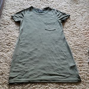 Abercrombie & Fitch tshirt dress - green